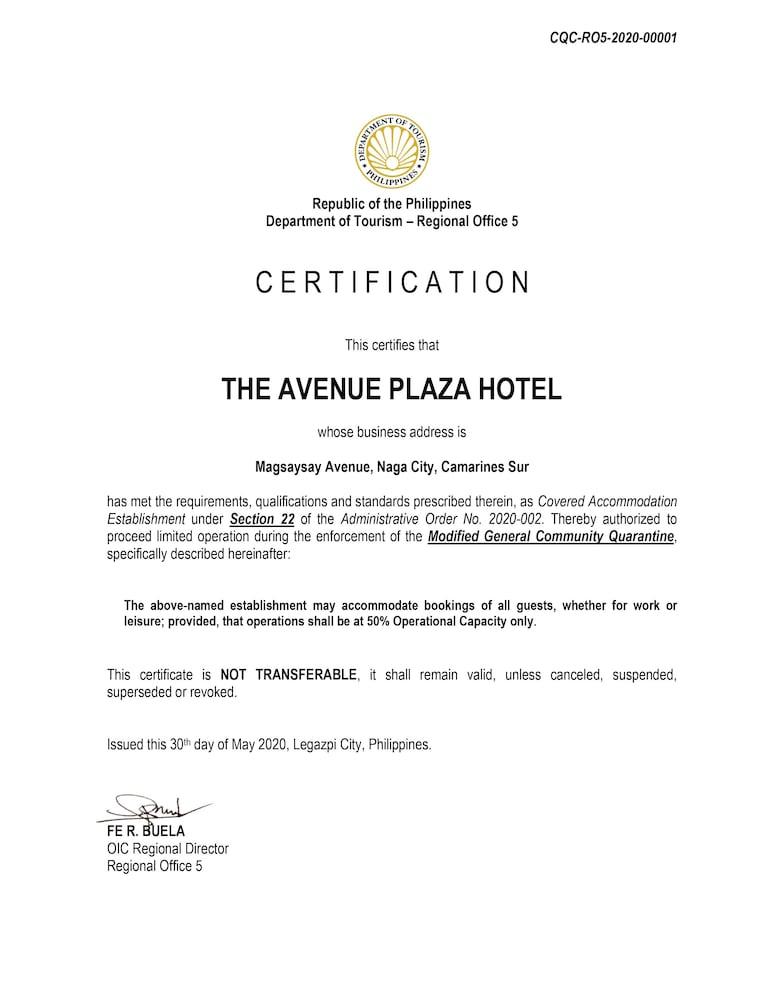 The Avenue Plaza Hotel Naga Kültér fotó